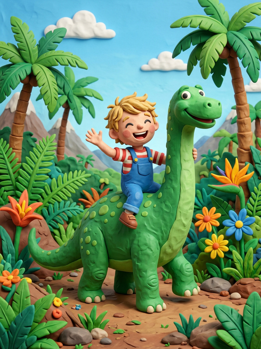 Noahs Dinosaurier-Tag